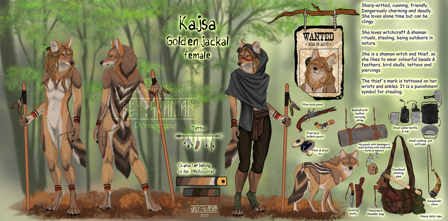 Character owner: Ash @K9coyote