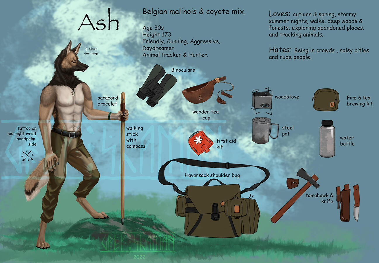 Character owner: Ash @K9coyote